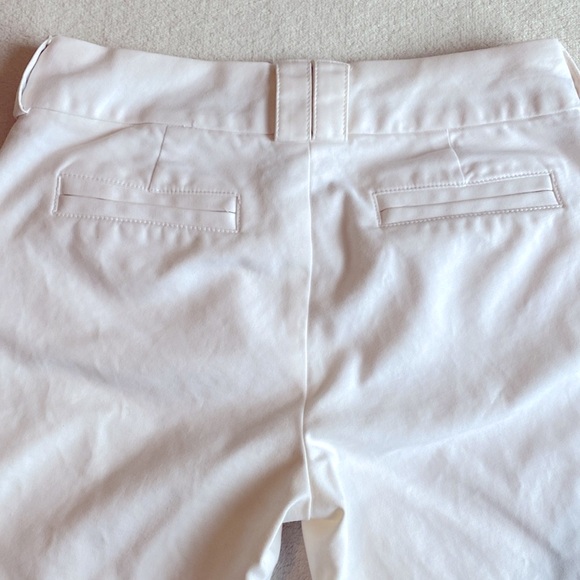 Banana Republic Martin Straight Leg Pants. Low Rise. Split Hem. White Sz. 8 - Picture 9 of 12